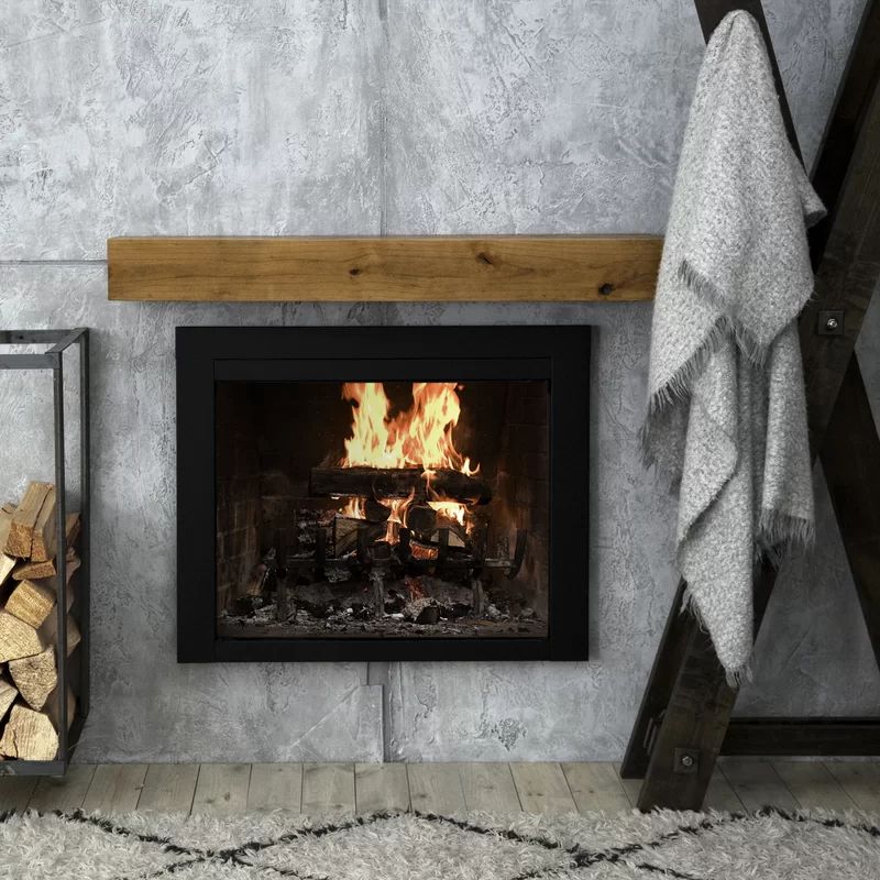 Modern Farmhouse Fireplace Shelf Mantel | Wayfair North America