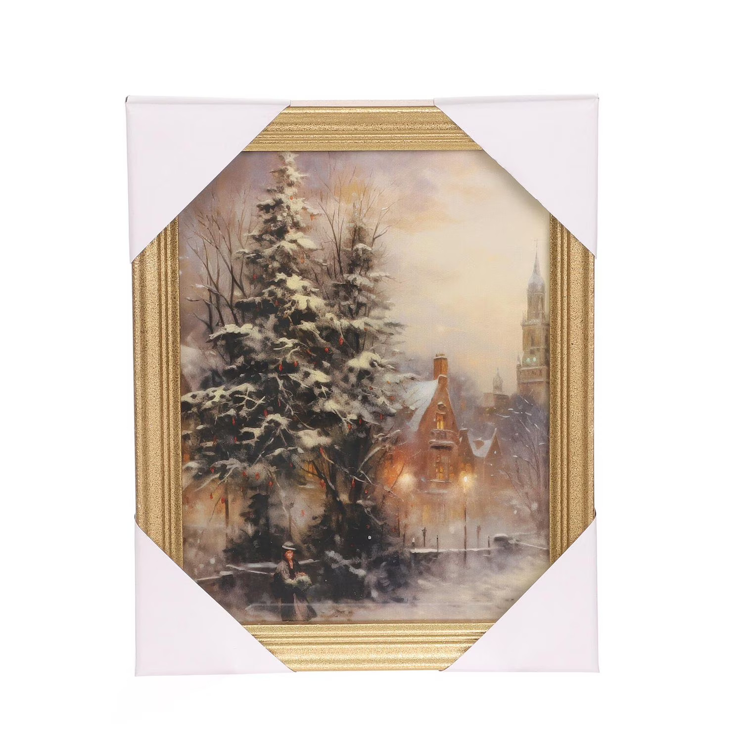FRAÎCHE Holiday Small Wood Frame Tree Wall Décor | Walmart (CA)
