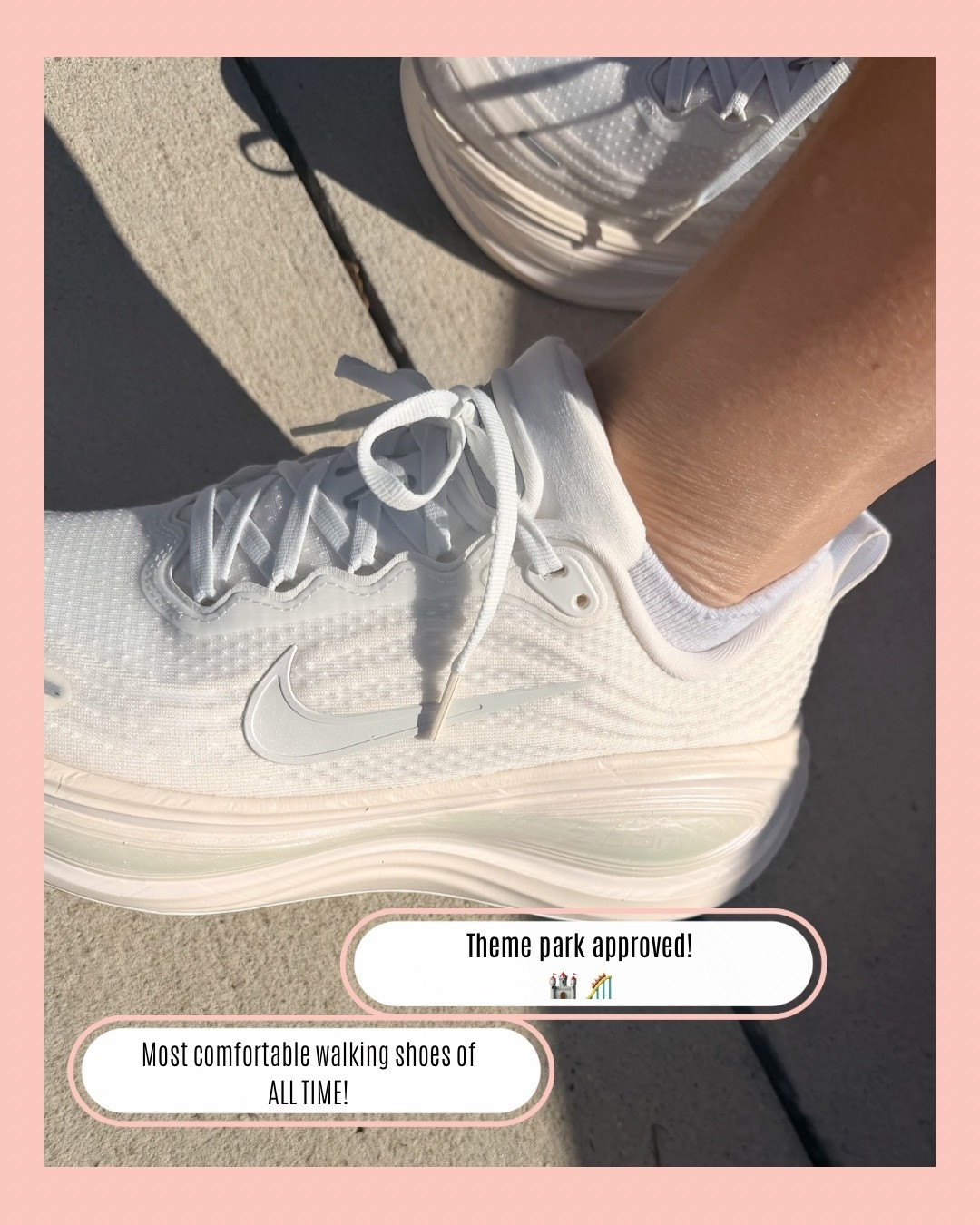 The most comfortable walking shoes of all time! Perfect for city walking, theme parks…you name it! 

#LTKTravel #LTKootd #LTKActive