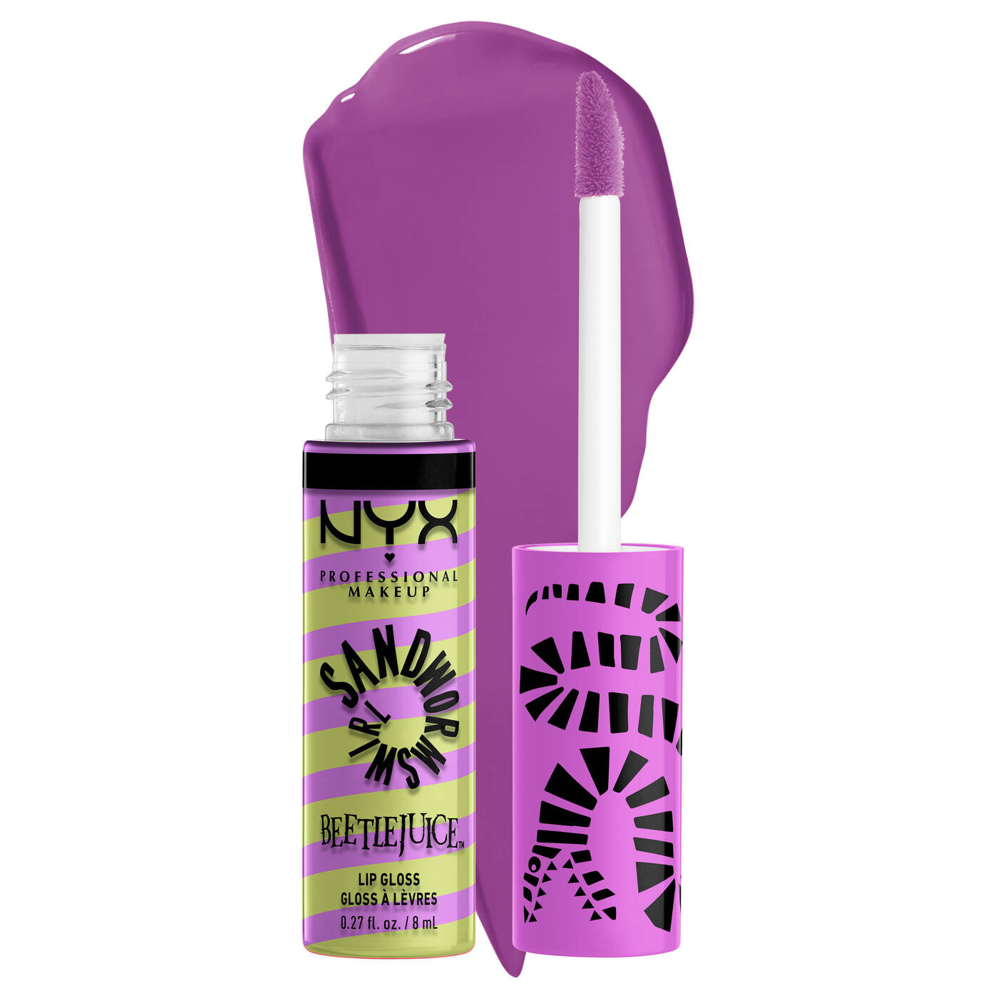Beetlejuice Sandworm Swirl Butter Lip Gloss | NYX Professional Makeup | NYX Professional Makeup (US)