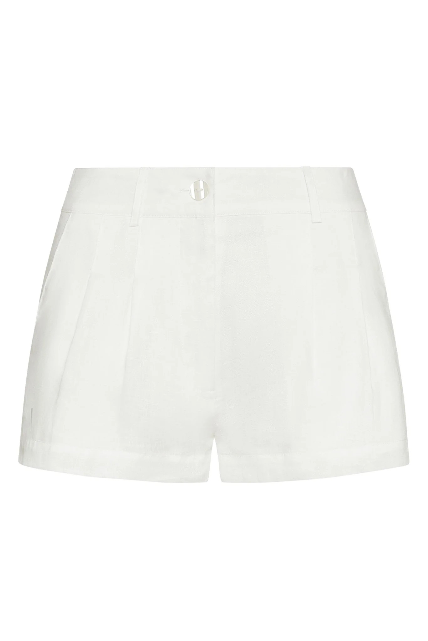 Casablanca Short - White Linen | Monday Swimwear