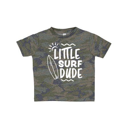 Inktastic Little Surf Dude with Surfboard Gift Baby Boy T-Shirt | Walmart (US)