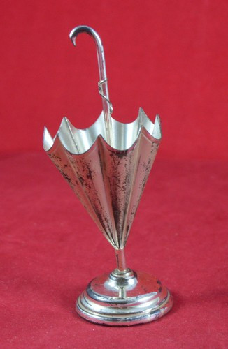 Vintage German Metal Umbrella Toothpick Holder | eBay US