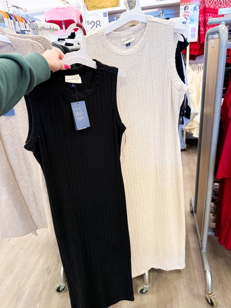Rib Knit Midi Dress at Targett

#LTKstyletip
