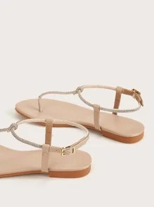 Rhinestone Decor Slingback Thong Sandals
   SKU: swshoes25210423652      
          (1235 Reviews... | SHEIN