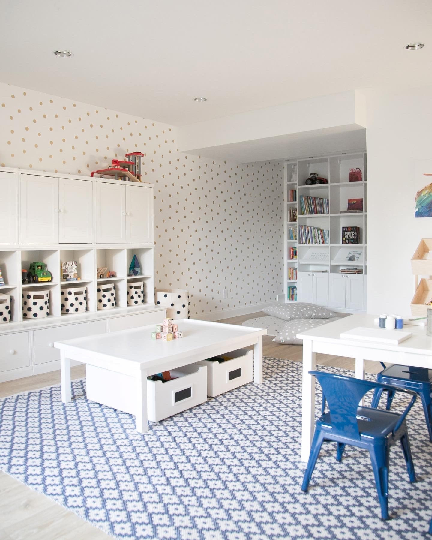 Favourite playroom storage! 💙🤍

#LTKmomlife #LTKHome