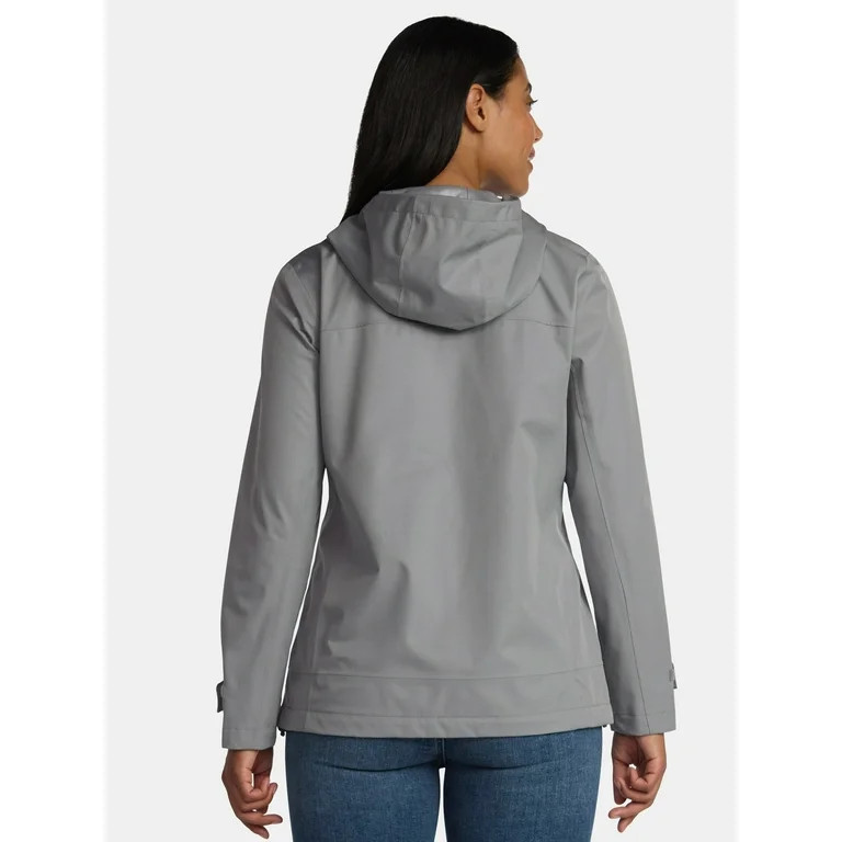 Time and Tru Women's and Women's Plus Rain Jacket, Sizes XS-2X | Walmart (US)