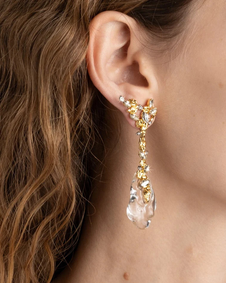 Lucite Post Drop Earring - Dream Rain | ALEXIS BITTAR | Alexis Bittar