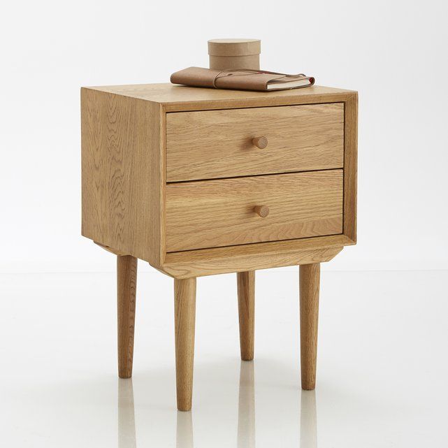 QUILDA 2 Drawer Retro Bedside Table | La Redoute (UK)