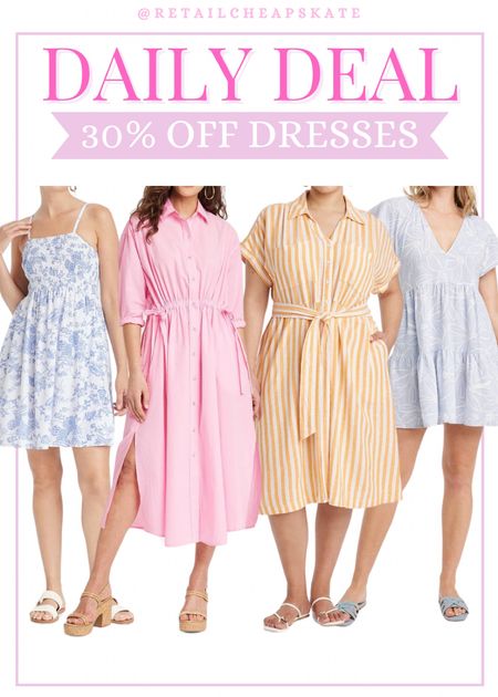 30% off target dresses!

#LTKSaleAlert #LTKStyleTip #LTKFindsUnder50