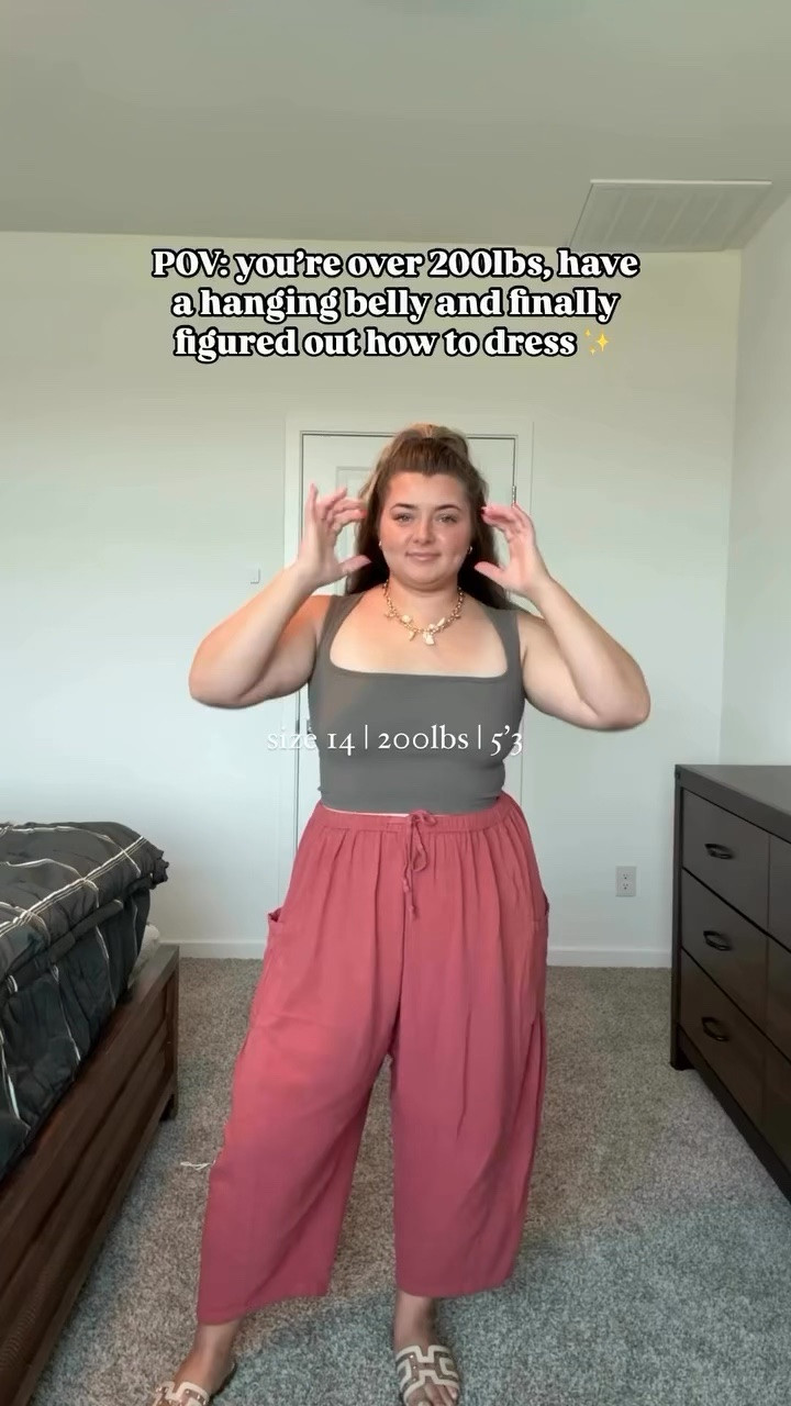 These pants are perfect for summer! They are definitely on the big size so if you’re between sizes, size down! I’m wearing a Large here 😌

#LTKootd #LTKmomlife #LTKMidsize