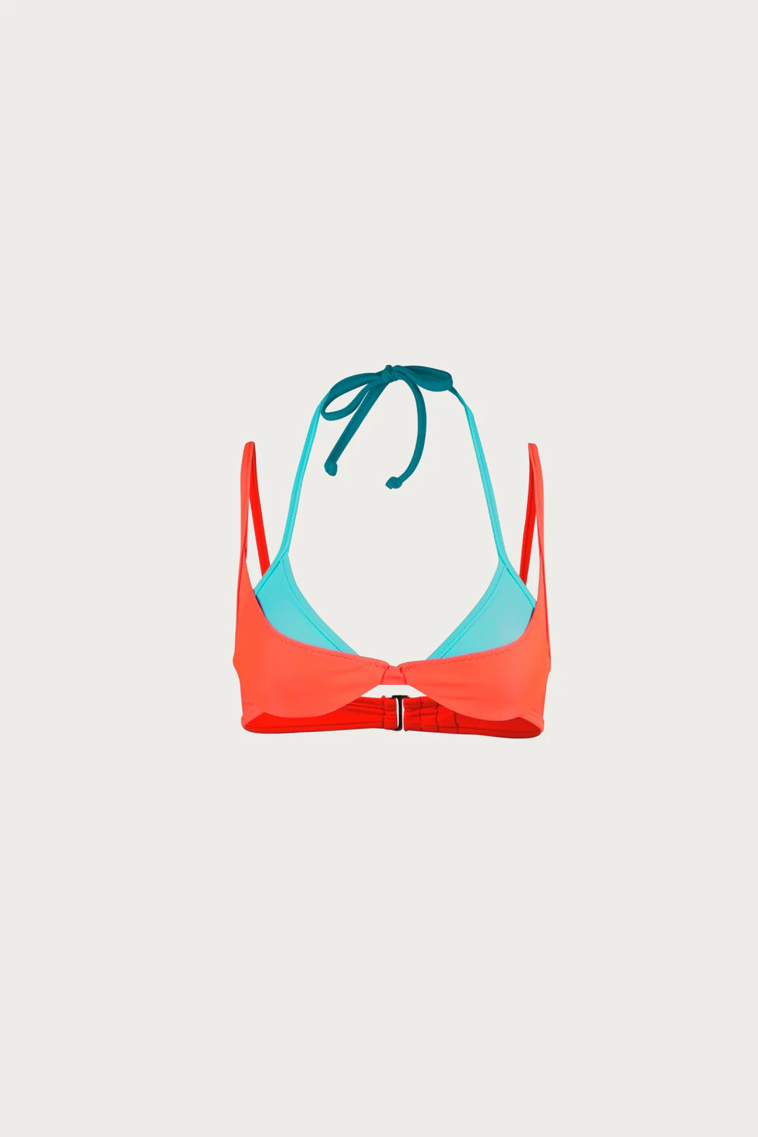 Double Layer Top (Orange/Turquoise) | SAME