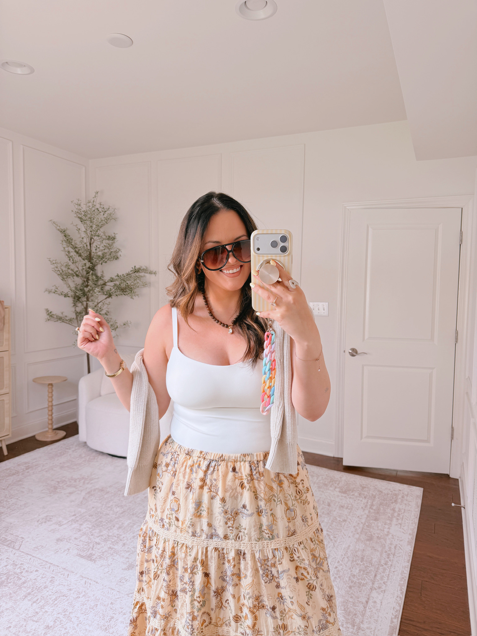 wearing a large in everything 

 #LTKSeasonal #LTKMidsize