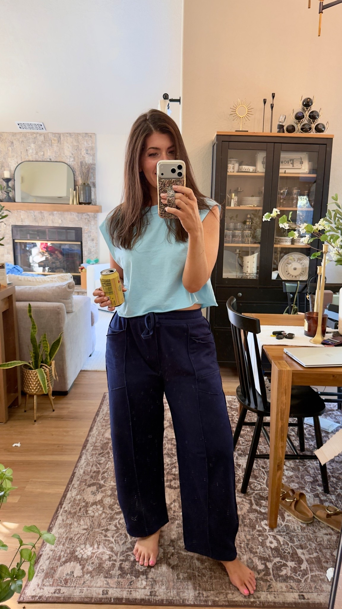 Sunday fit to clean the house and run errands
Medium tank and medium pants 

#LTKOver40 #LTKTall #LTKMidsize