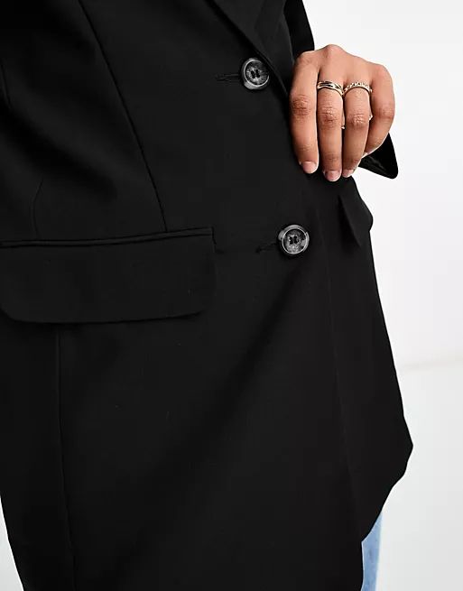 ASOS DESIGN Tall Mix & Match slim boy suit blazer in black | ASOS (Global)