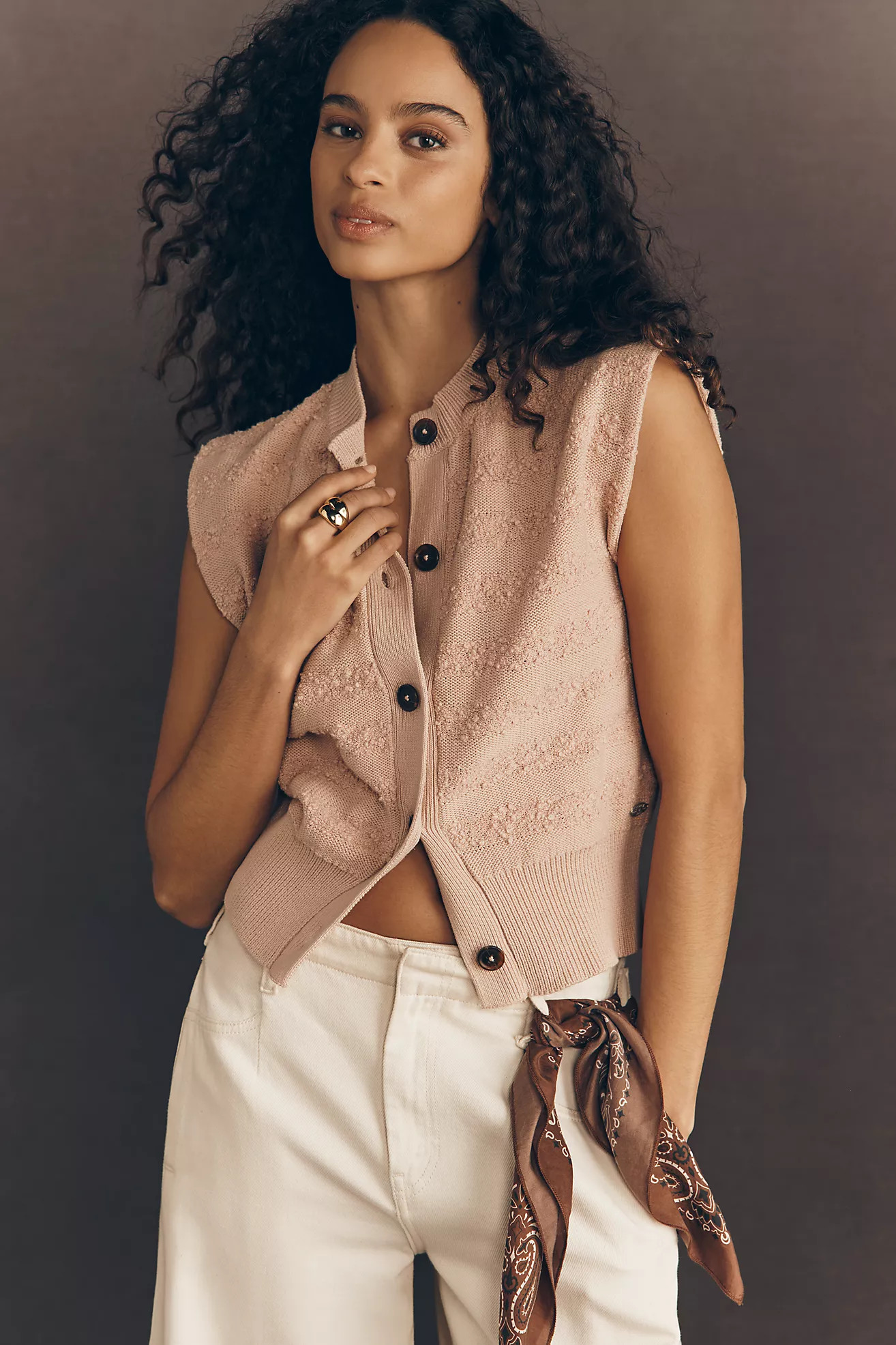 Scotch & Soda Boucle Striped Vest | Anthropologie (US)