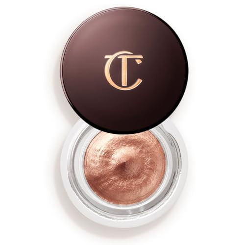 Charlotte Tilbury Eyes to Mesmerize Cream Eyeshadow - Long-Lasting Single Eyeshadow - Water-Infused Metallic Formula with Vitamin E for Crease-Resistant Wear - Rose Gold | Amazon (US)