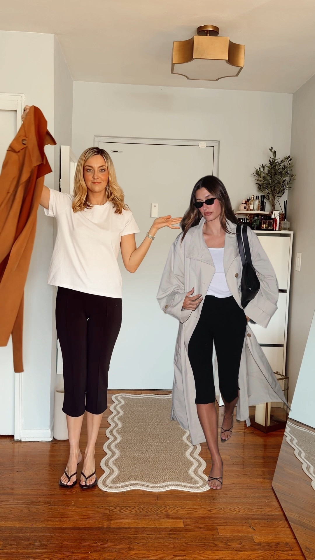 Just realized capri season is here and I couldn’t say no to recreate this Hailey Bieber outfit ♥️

Wearing size S in the capri pants.

My coat is old, linked similar ones!

capri pants outfit • hailey bieber style • spring 2026 outfits • spring fashion 2026 • outfit inspo • 
how to style capri pants

#LTKmomlife #LTKSaleAlert #LTKTall