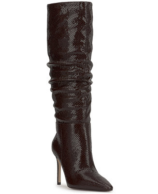 Women's Ohena Tall Stiletto Slouchy Boots | Macy's