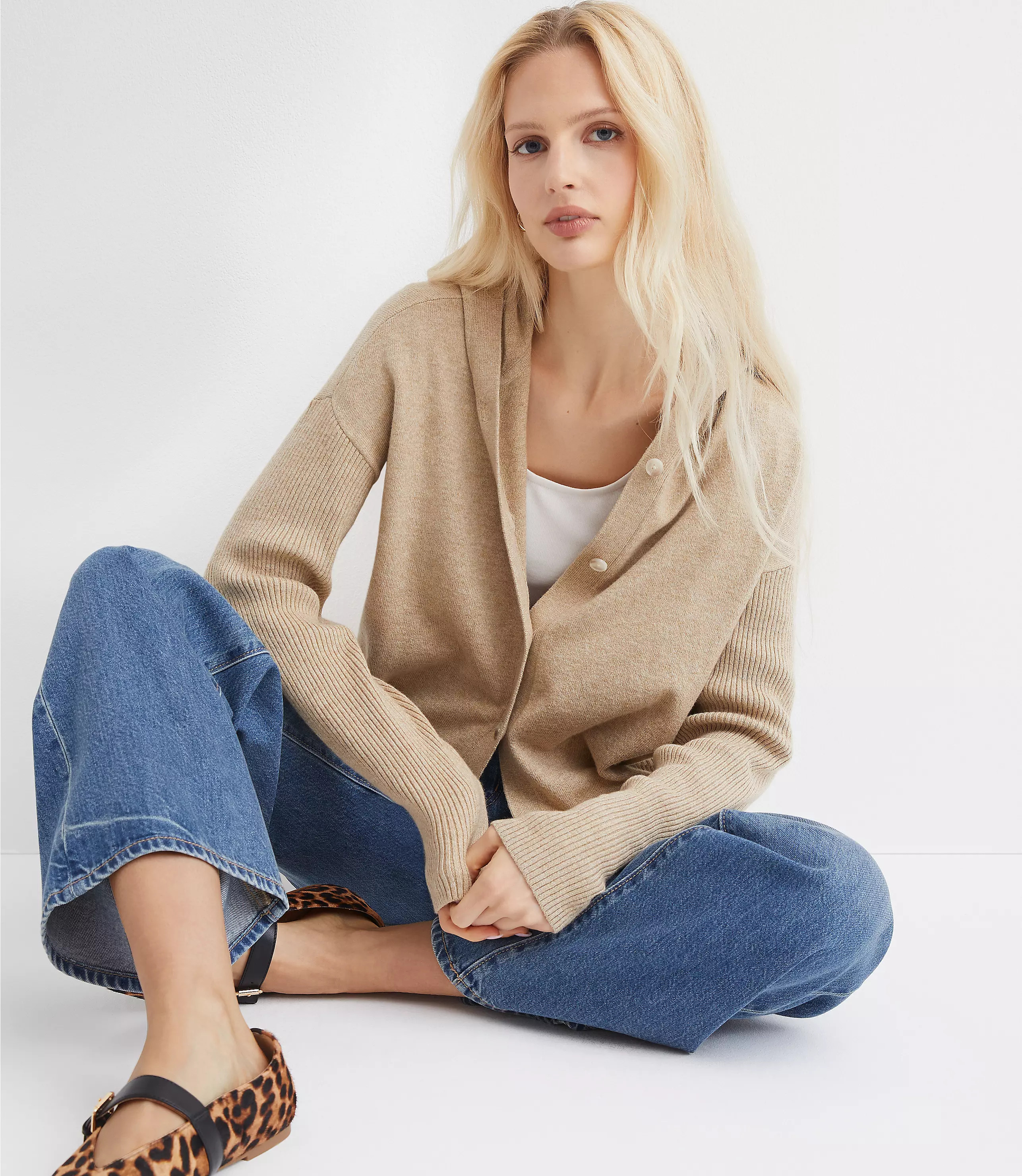 Hoodie Cardigan | LOFT