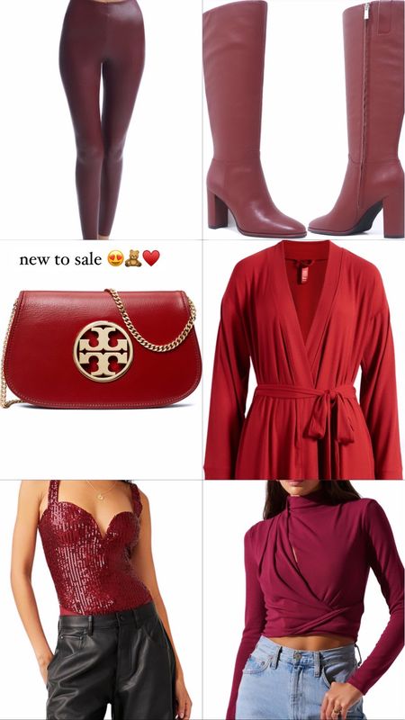 commando, leggings, leather heel boots, red boots, red purse, skims, red robe, free people, red bodysuit, sequins, Valentine’s Day outfit, date night outfit, red top, red long sleeve, crop top, Nordstrom, sale, Tory Burch    

#LTKstyletip #LTKsalealert #LTKSpringSale