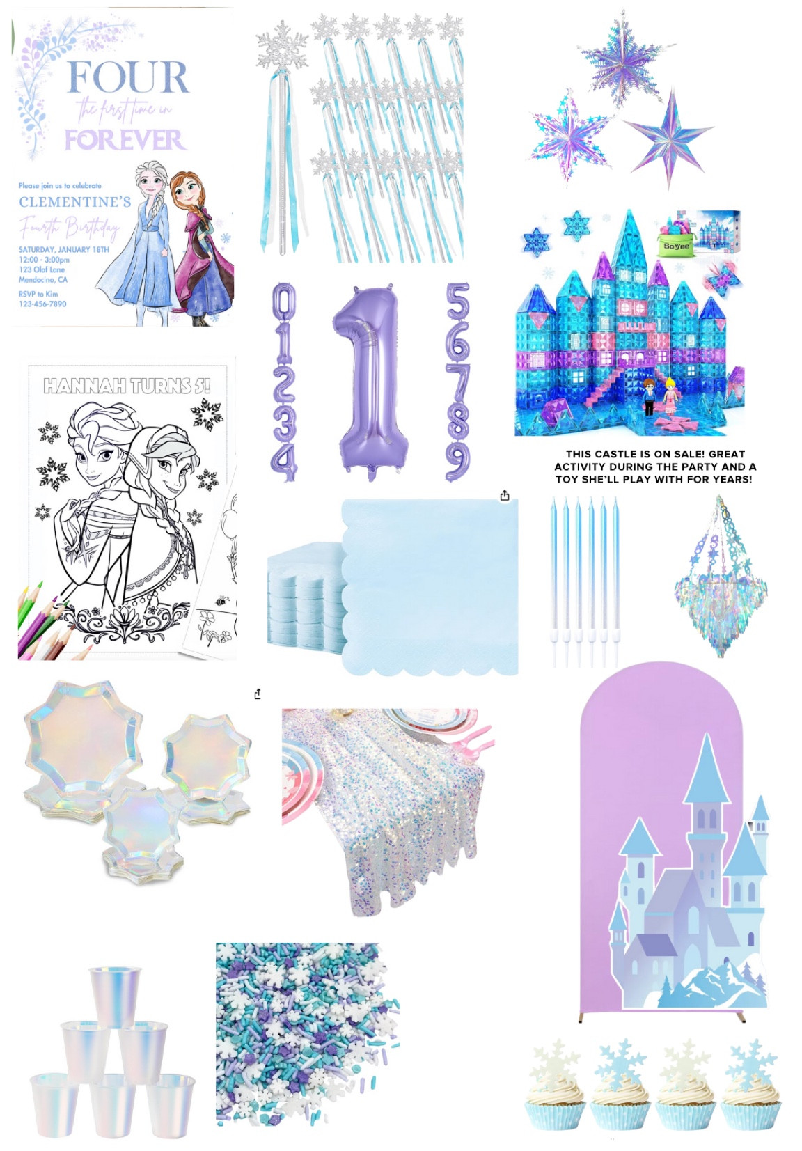 Frozen party ideas! 

#LTKfamily #LTKparties #LTKkids