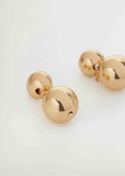 Ohrringe mit Metallkugel | MANGO (DE)