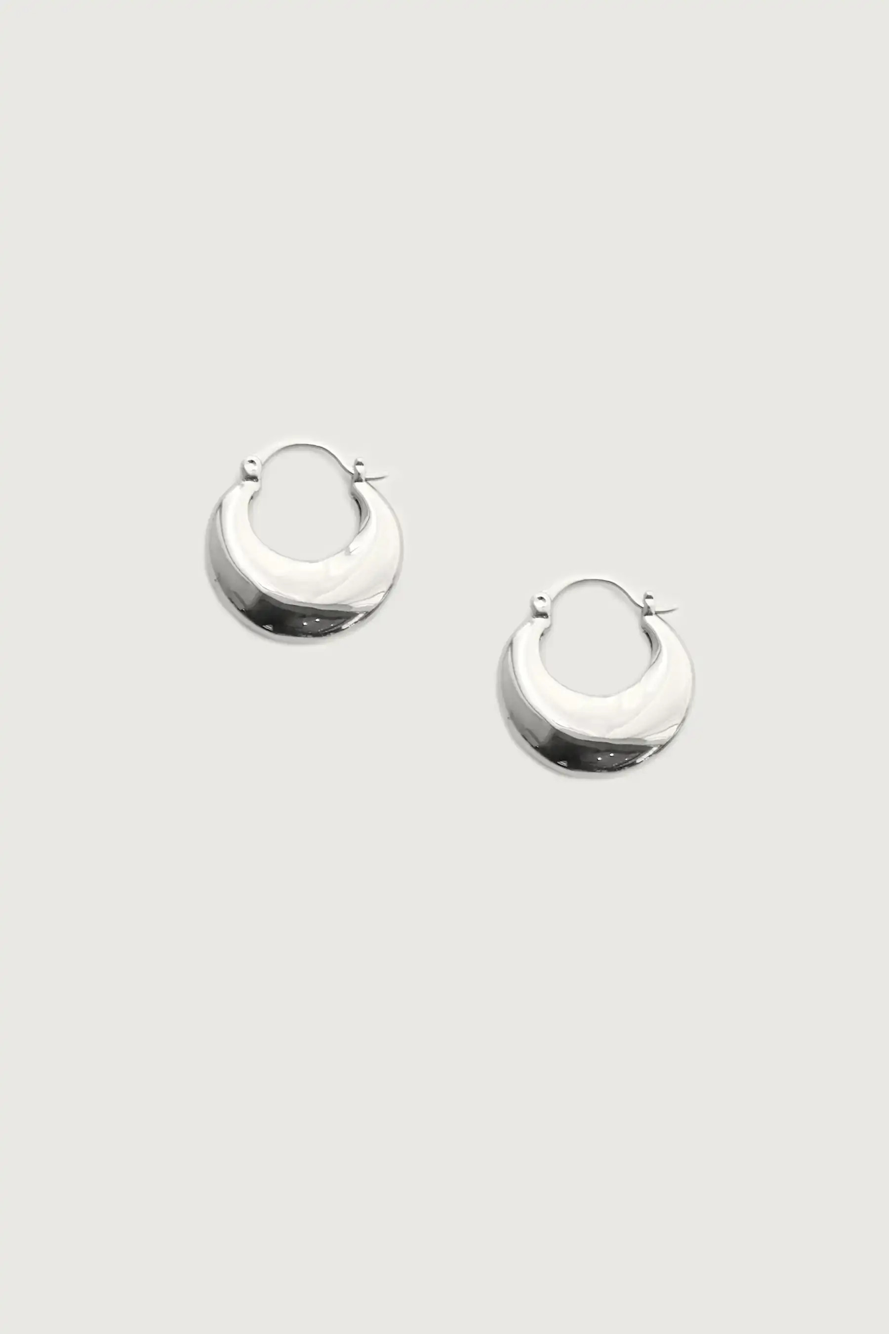 THICK CRESCENT HOOPS        0.0 star rating   Write a review           $22    
 EA-10552-W  Silve... | OAK + FORT