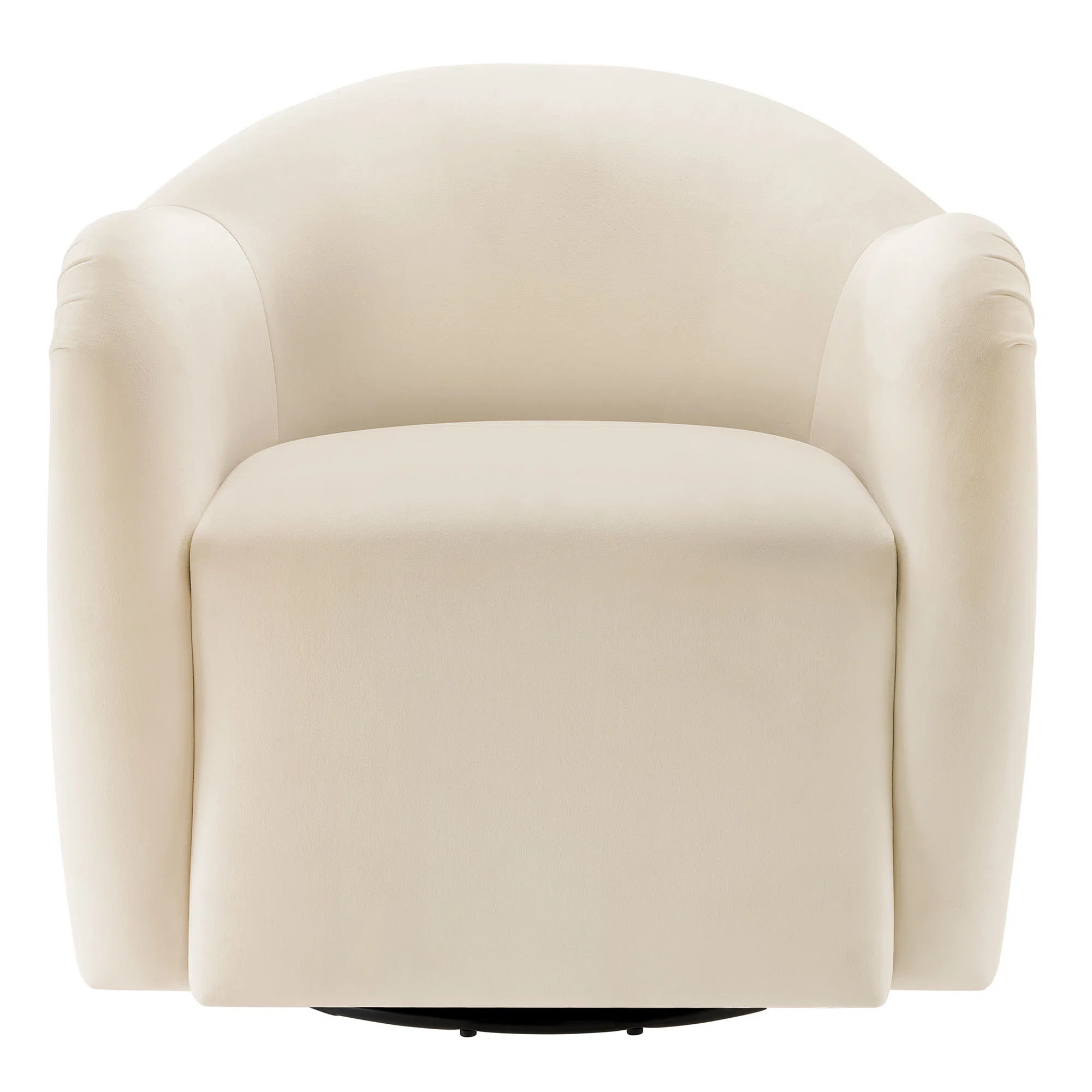 Compose Performance Velvet Swivel Armchair | Wayfair North America