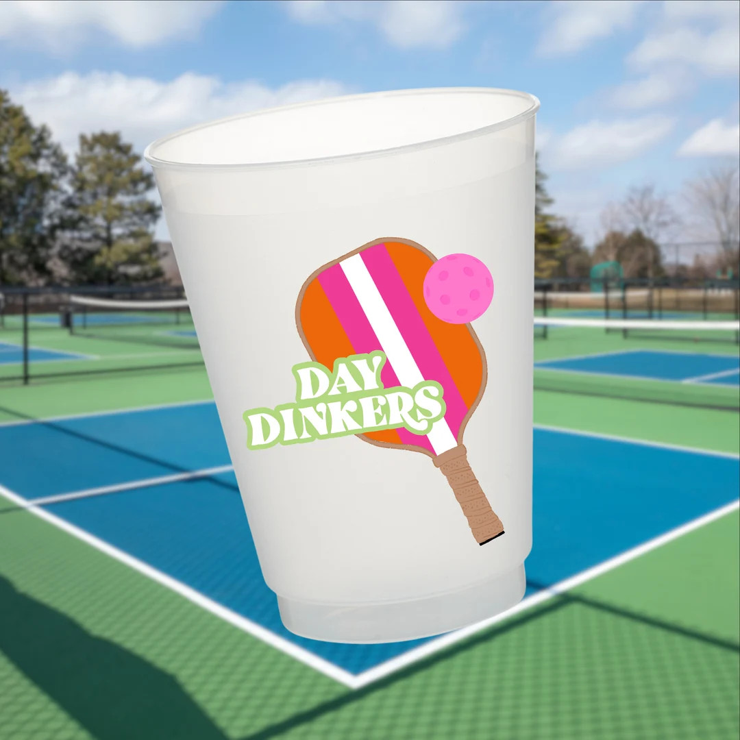 Pickle-ball Frosted Cups Pickle Ball Dinks Tournament Game Pack of 10 - Etsy | Etsy (US)