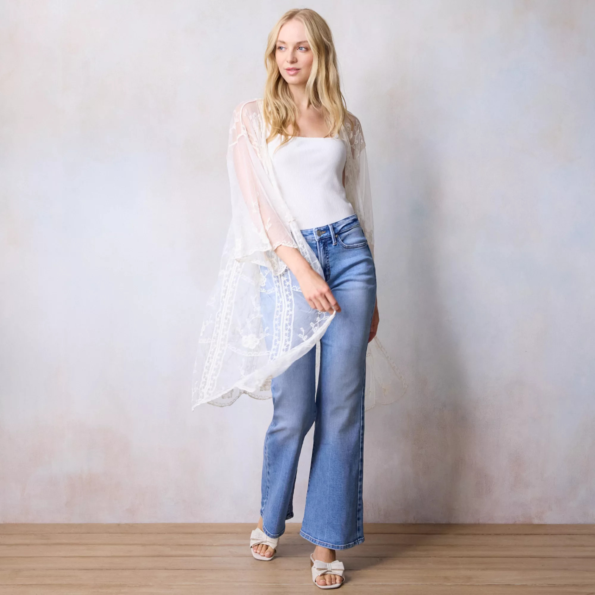 Women's LC Lauren Conrad Lace Duster | Kohl's