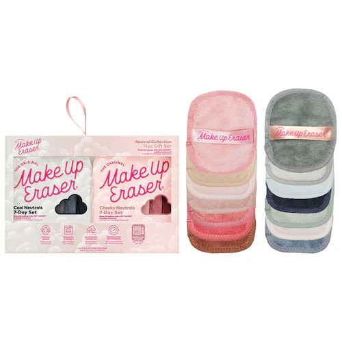 Black Friday Neutrals 14-Piece Set Reusable Makeup Wipes | Sephora (US)