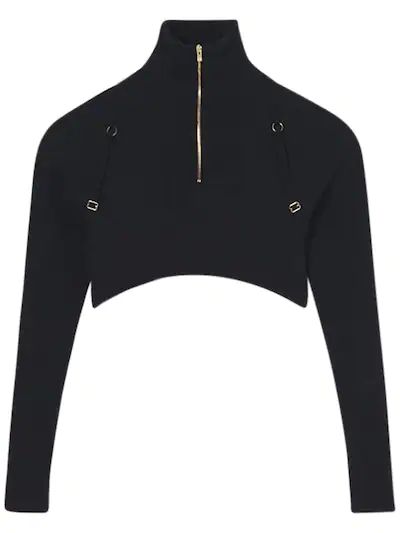 JACQUEMUS - La maille bormio knit sweater - Black | Luisaviaroma | Luisaviaroma