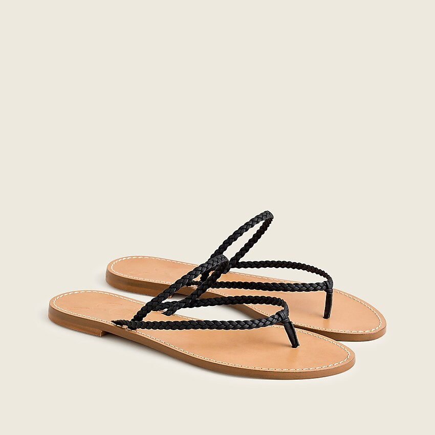 Capri braided-strap flip-flops | J. Crew US