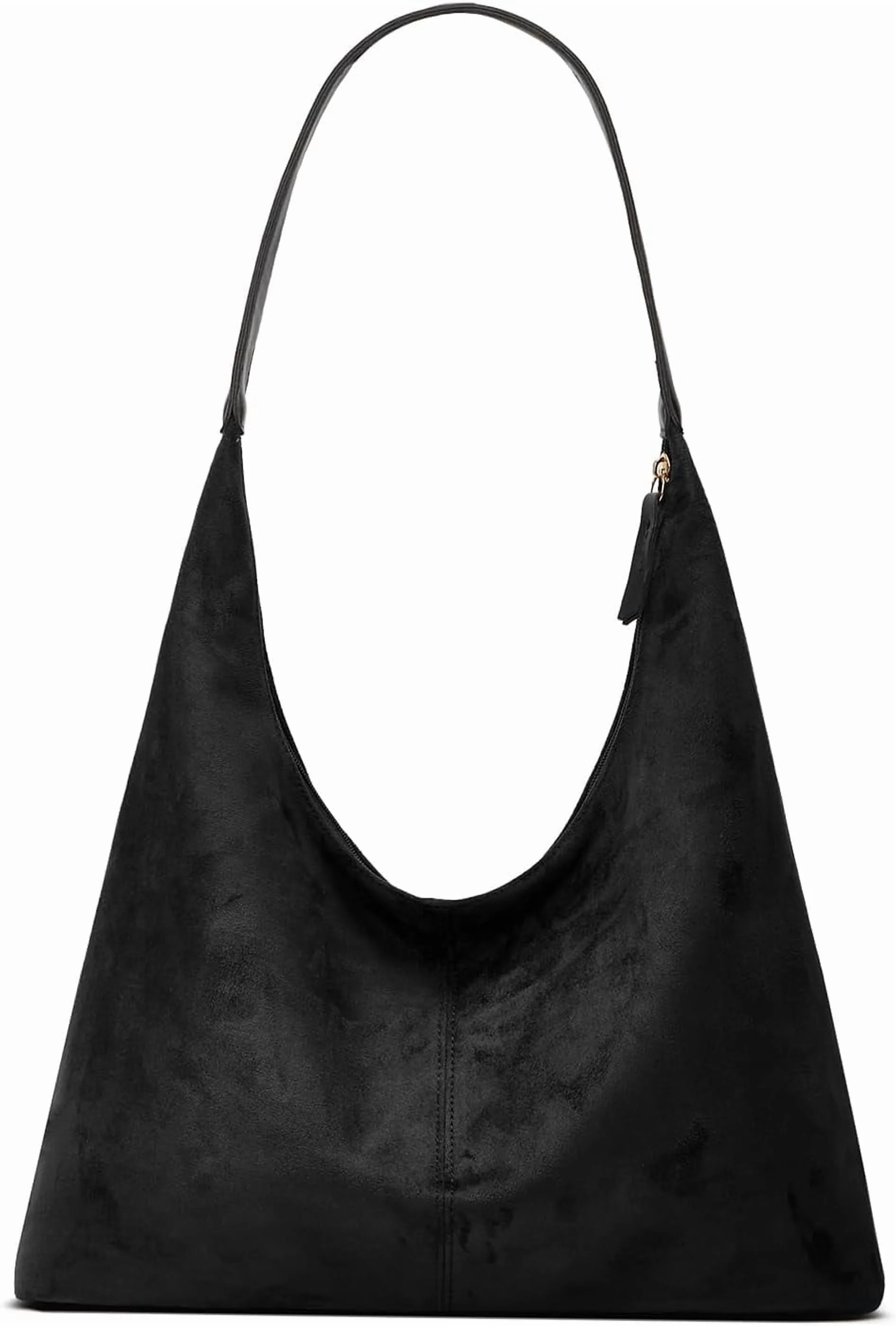 SHIHOISMN Trendy Suede Crescent Shoulder Bag Women Tote Bag Satchels Crossbody Purse Top-handle T... | Walmart (US)