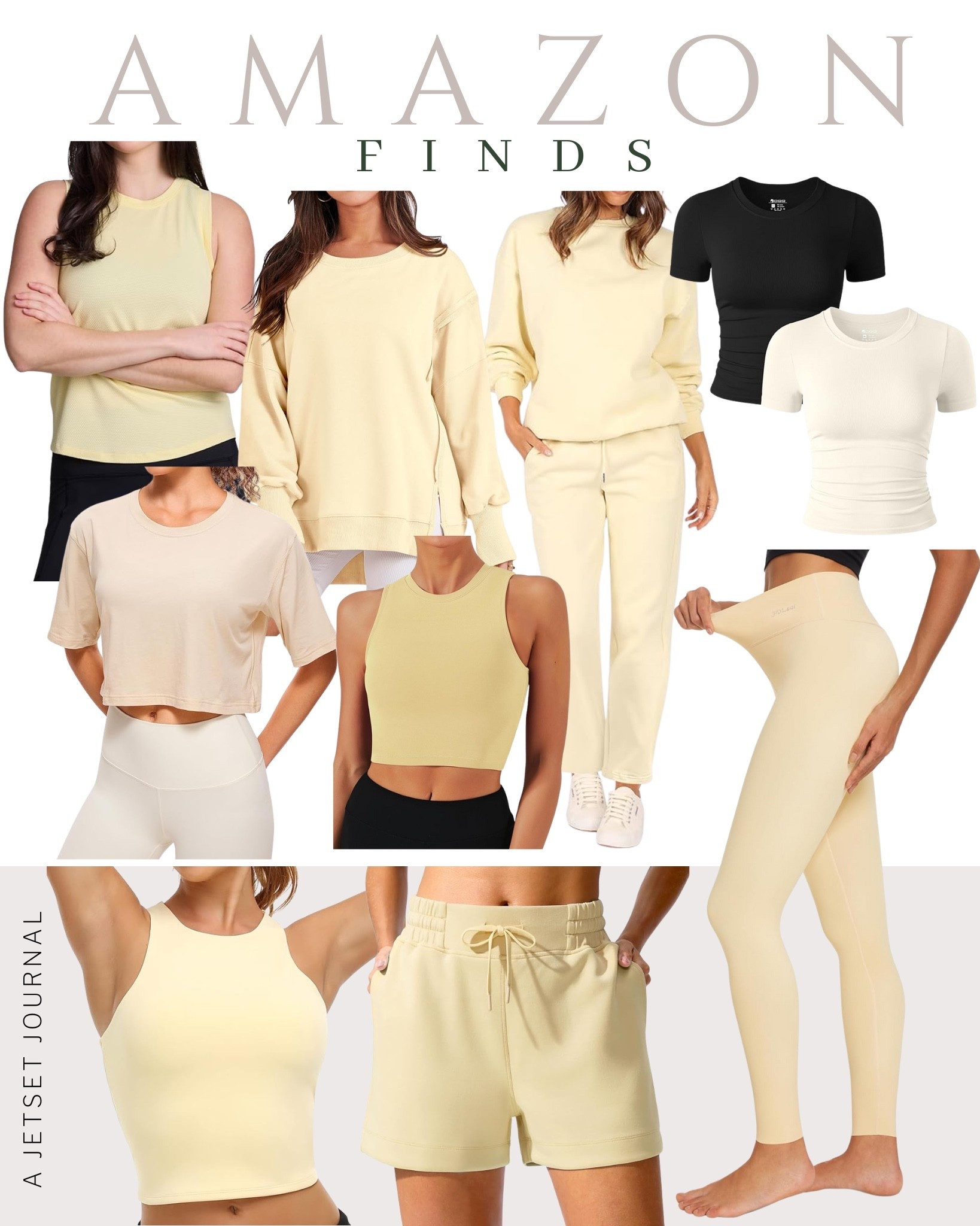 These athleisure finds from Amazon have you covered with cute pieces!
yellow tops, athletic cclothes, gym style, trendy athleisure, workout wear, activewear, casual style, sporty looks, summer style, matching set, amazon fashion, top picks, best seller, affordable style, summer fashion, matching style

#LTKU #LTKSeasonal #LTKStyleTip