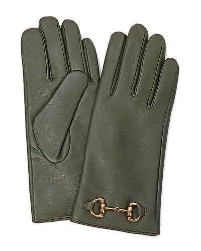 Cashmere-Lined Leather Gloves | Rue La La