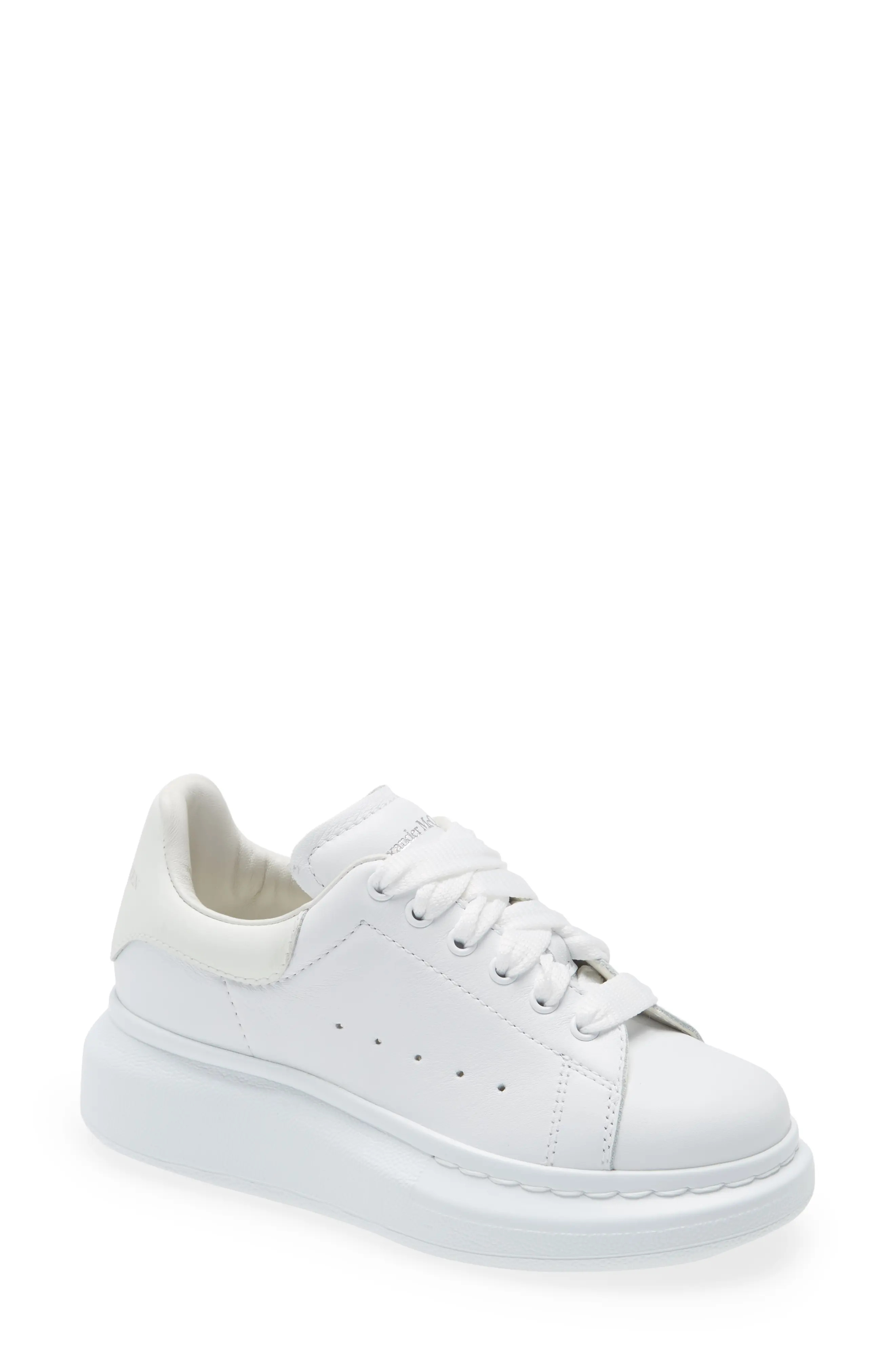 Alexander McQueen Kids' Oversize Sneaker in White at Nordstrom, Size 11Us | Nordstrom