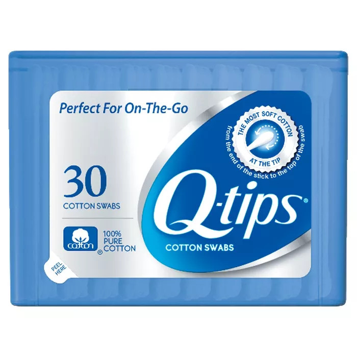 Q-tips Blue Purse Pack Cotton Swabs - 30ct | Target