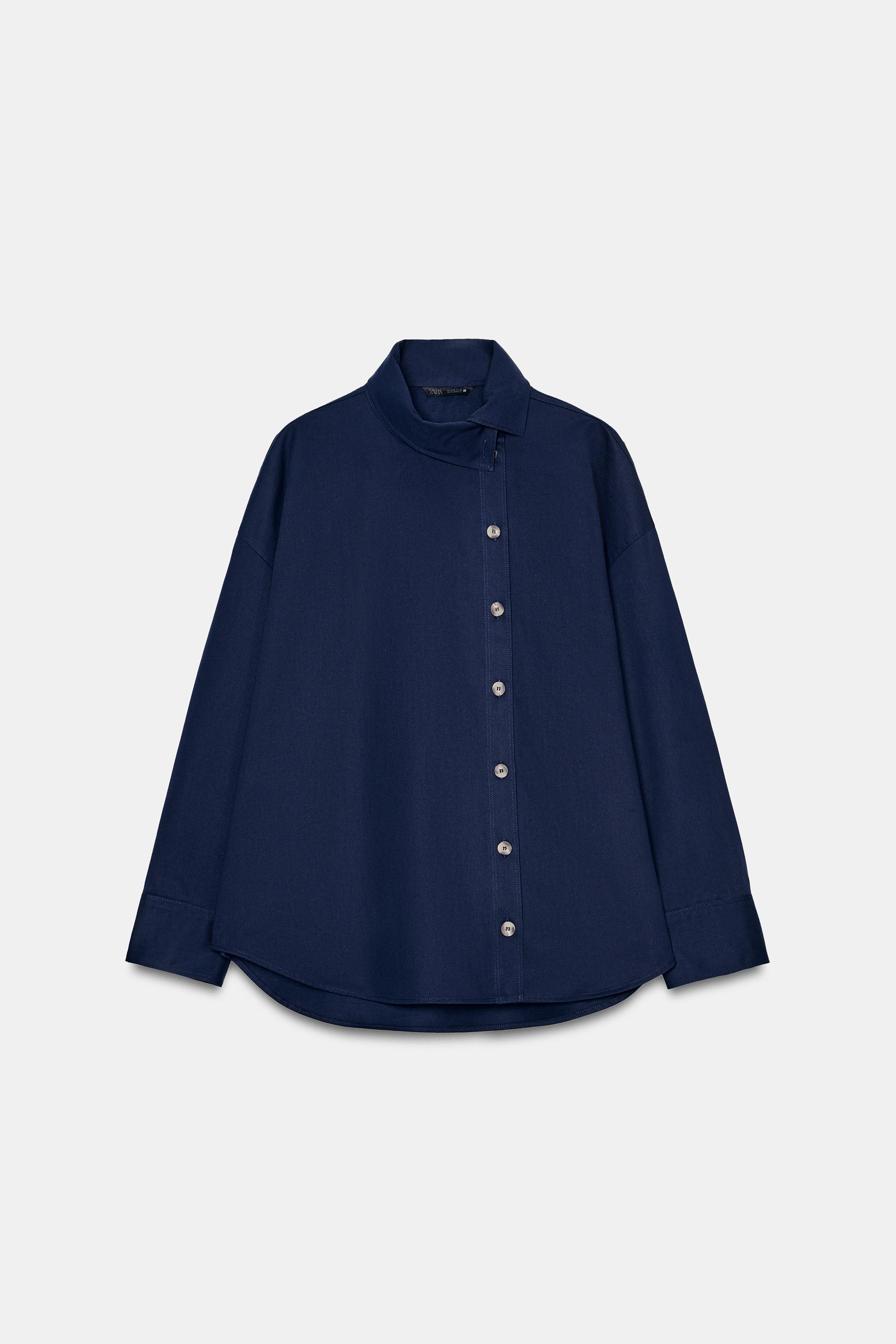 HIGH COLLAR SHIRT | Zara US