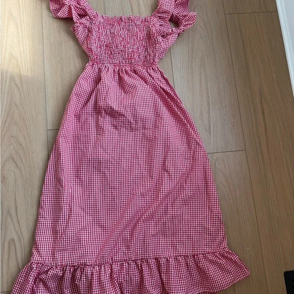 Red Gingham Ruffle Dress | Poshmark