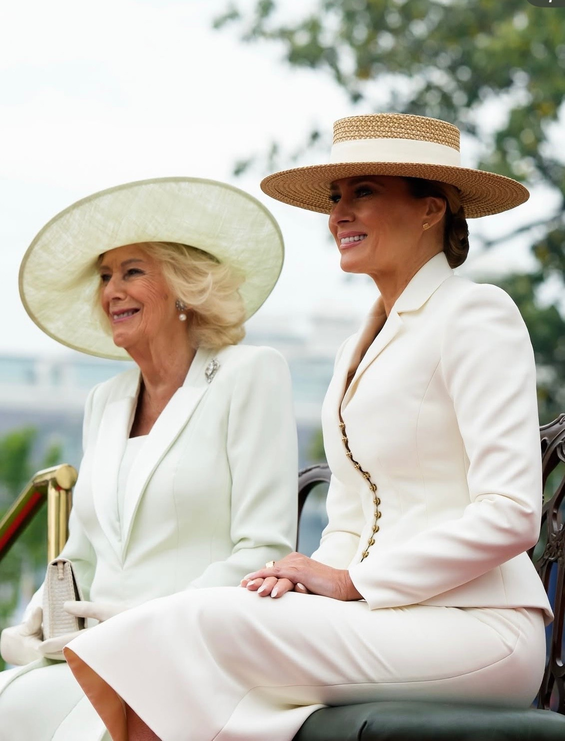 Melania’s boater hat is the finishing touch that makes this entire look 🤍

The  @EricJavits Gondolier Hat is a timeless, Venetian-inspired silhouette with a structured flat crown and contrast grosgrain ribbon. Polished, minimal, and instantly elevating.

Comes in multiple colorways, Melania is wearing the peanut white color, this is the kind of piece you’ll wear on repeat all season. #ad #EricJavits #ElegantStyle #SpringFashion #ChicAccessories #FashionStatemen  #TimelessElegance 