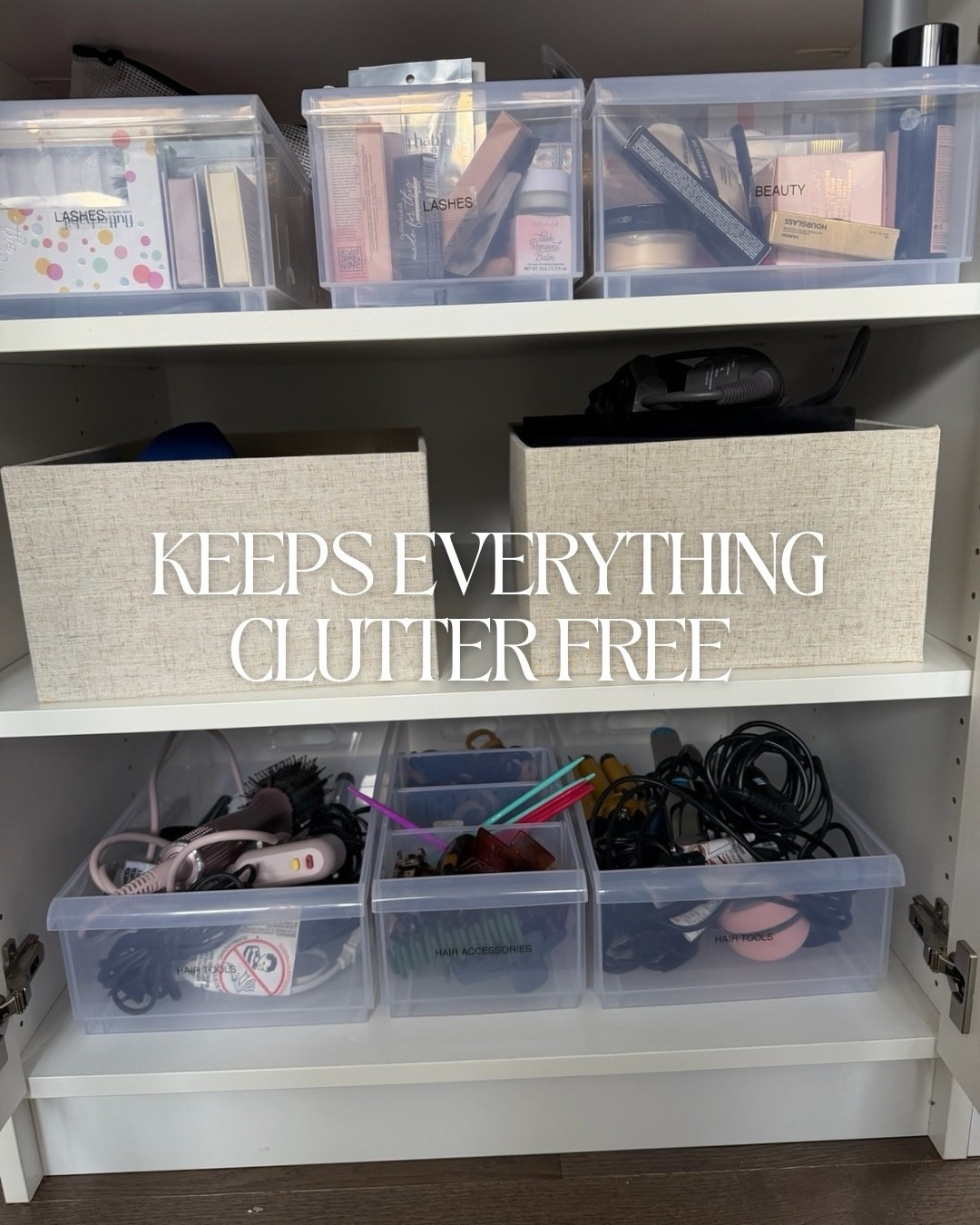 Clutter free closet storage 

#LTKSeasonal #LTKHome #LTKFindsUnder50
