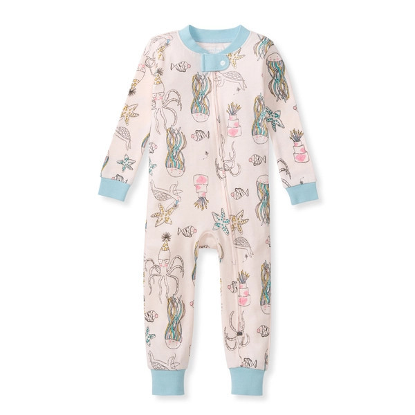 Sea-lebration Organic Cotton Baby Pajamas | Burts Bees Baby