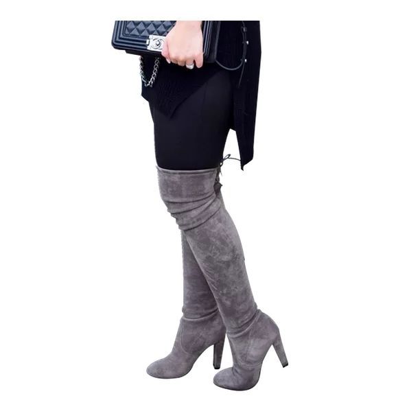 Pamela Slim Fit Over The Knee High Heel Boots | Walmart (US)