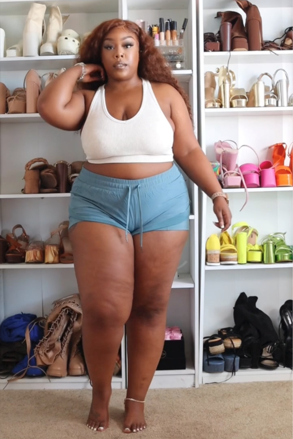 Flowy shorts - size up 😁👏🏾

#LTKfitness #LTKplussize #LTKmidsize