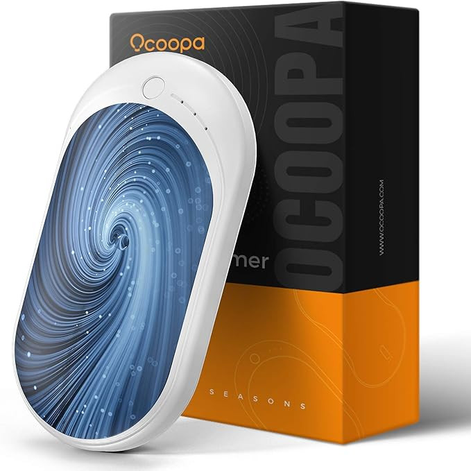 OCOOPA Hand Warmers Rechargeable, 5200mAh Electric Portable Pocket Hand Warmer/Power Bank, Great ... | Amazon (US)