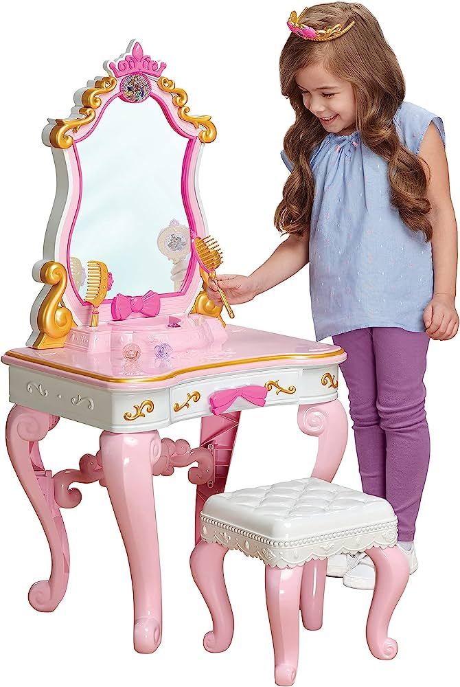Disney Princess Ultimate Musical Vanity with Enchanting Messages & Celebration Song! Includes Bru... | Amazon (US)