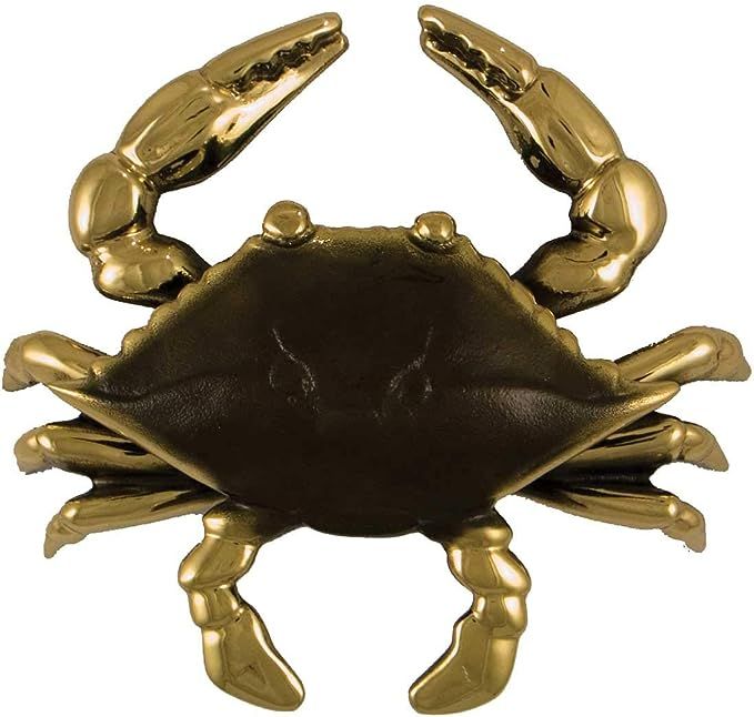 Blue Crab Door Knocker - Brass (Premium Size) | Amazon (US)