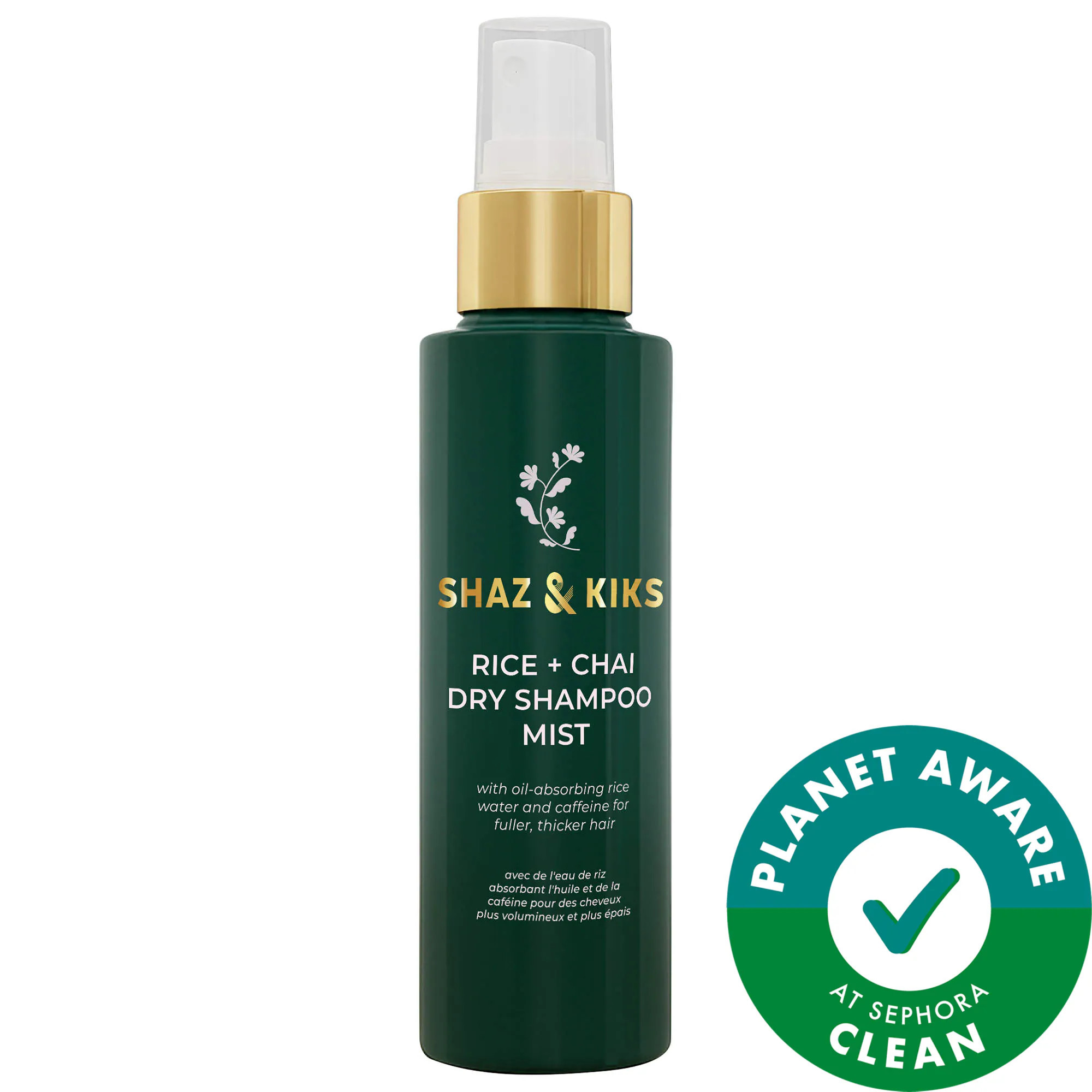 SHAZ & KIKS Rice + Chai Dry Shampoo Mist 4 oz/120 mL | Sephora (US)